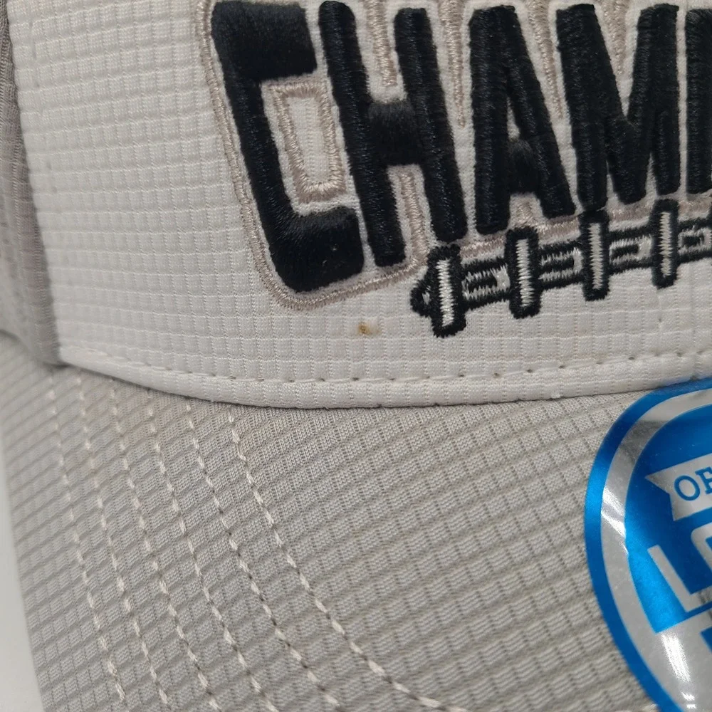 Oklahoma Sooners Hat Adjustable Top of the World Gray NCAA 2015 Big 12 Champions